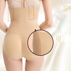 Women Butt Lifter Padded Shapewear Tummy Control Knickers Shaping Panties High Waist Trainer Body Shaper Seamless Hip Enhancer Thigh Slimmer Shorts Slimming Briefs Boyshorts