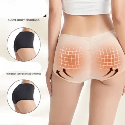 Women Butt Lifter Padded Shapewear Tummy Control Knickers Shaping Panties High Waist Trainer Body Shaper Seamless Hip Enhancer Thigh Slimmer Shorts Slimming Briefs Boyshorts