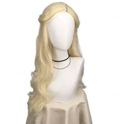 Women Cosplay Wig Synthetic Hair Wigs Black Braid for Elphaba Blonde Long Wavy for Glinda Party Costume Halloween Wigs