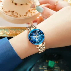 Women Golden & Silver Classic Quartz Watch Female Elegant Clock Luxury Gift Watches Ladies Waterproof Wristwatch