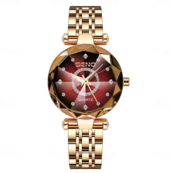 Women Golden & Silver Classic Quartz Watch Female Elegant Clock Luxury Gift Watches Ladies Waterproof Wristwatch