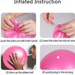 Women Yoga Balls Tummy Control Leg Shaping For Pilates Gym Workout Yoga