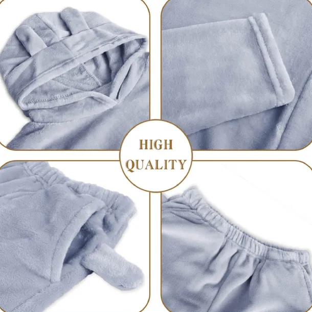 Women's Loungewear Sweatsuit Sets 2 Pieces Animal Cat Warm Plush Comfort Home Street Daily Fleece Hoodie Long Sleeve Hoodie Shorts Elastic Waist Fa Home Outfits