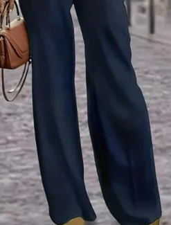 Women's 2 Pieces Basic Neon & Bright Shirt Blouse 3/4 Length Sleeve V Neck Ombre Geometric Print Casual Dark Navy Summer Regular Fit