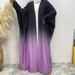 Women's Abaya Kaftan Dress Dubai Islamic Arabic Arabian Muslim Ramadan Adults'