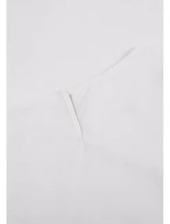 Women's Active Basic Cotton Linen Sets Two Piece Sets Blouse Sleeveless Crew Neck Solid Color Split Thigh Daily Holiday Weekend White Khaki Summer Regular Fit