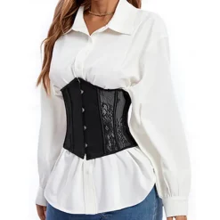 Women's Backless Carnival Date Club Corsets Punk & Gothic Pure Color Home Outfits