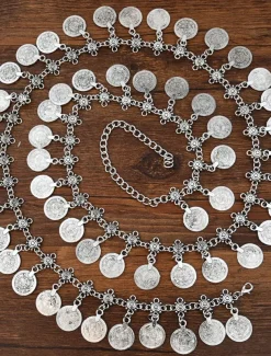 Women's Belt Alloy Silver Gold Chain Street Dailywear Date Round Dots