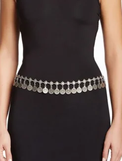 Women's Belt Alloy Silver Gold Chain Street Dailywear Date Round Dots