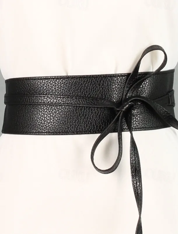 Women's Belt Leather White Black Camel Gold Coffee Skinny Belt Outdoor Street Daily Holiday Pure Color / Spring / Summer / Fall / Winter / Alloy