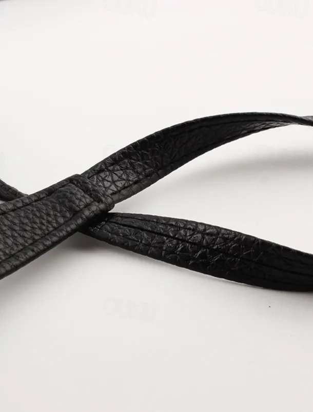 Women's Belt Leather White Black Camel Gold Coffee Skinny Belt Outdoor Street Daily Holiday Pure Color / Spring / Summer / Fall / Winter / Alloy