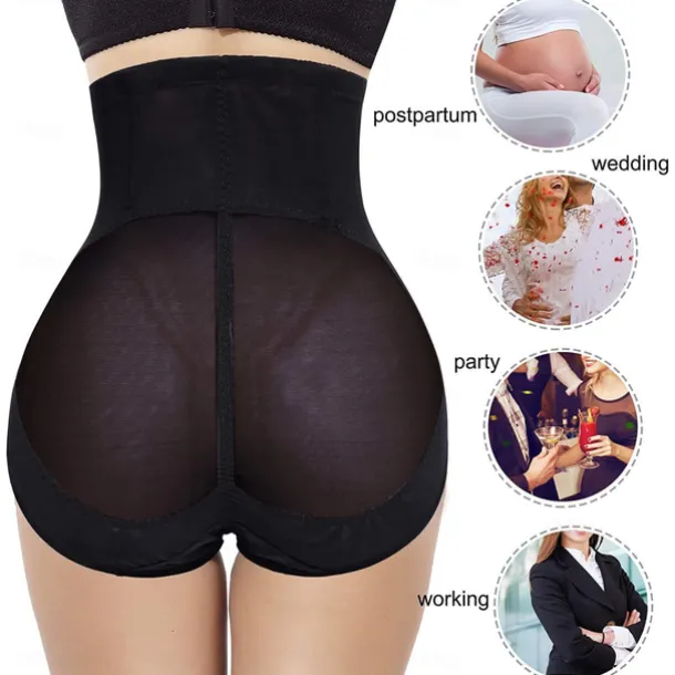 Women's Black color Mesh High Waisted Hip Lift Up Going out Classic Skinny S Home Outfits