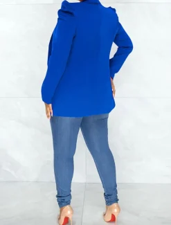 Women's Blazer Business Office Formal Blazer Suit Party Evening Jacket Casual Daily Spring Outerwear Long Sleeve