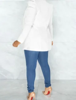 Women's Blazer Business Office Formal Blazer Suit Party Evening Jacket Casual Daily Spring Outerwear Long Sleeve