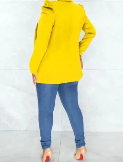 Women's Blazer Business Office Formal Blazer Suit Party Evening Jacket Casual Daily Spring Outerwear Long Sleeve