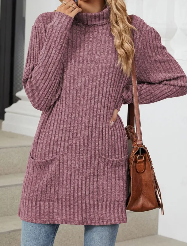 Women's Blouse Pocket Work Stylish Modern Long Sleeve Black Spring Fall