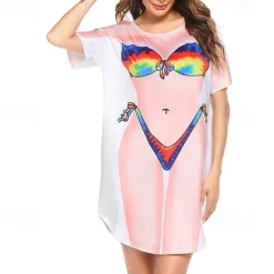 Women's Body Bikini Cover-Ups 3D Graphic For Women's Adults' Saint Patrick's Day 3D Print Party