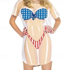 Women's Body Bikini Cover-Ups 3D Graphic For Women's Adults' Saint Patrick's Day 3D Print Party