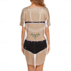 Women's Body Bikini Cover-Ups 3D Graphic For Women's Adults' Saint Patrick's Day 3D Print Party