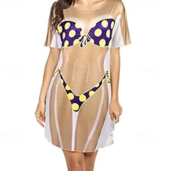 Women's Body Bikini Cover-Ups 3D Graphic For Women's Adults' Saint Patrick's Day 3D Print Party
