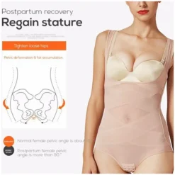 Women's Bodysuits Shapewears Criss Cross Classic Tummy Control Home Office Valentine's Day Plus Size Sport Seamless Sexy Solid Color Pure Color Buckle Seamed Home Outfits