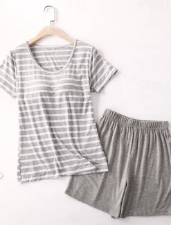 Women's Bolero Top Daily Date Going out Fashion Long Sleeve Crew Neck Black Summer Spring Home Outfits