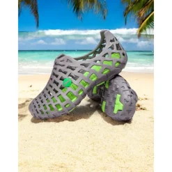 Women's Breathable Hollow Out Beach Shoes - Lightweight Slip-On Water Shoes for Beach & Outdoor Activities