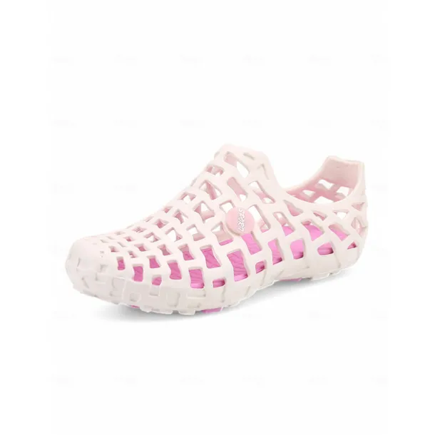 Women's Breathable Hollow Out Beach Shoes - Lightweight Slip-On Water Shoes for Beach & Outdoor Activities