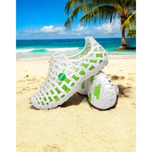 Women's Breathable Hollow Out Beach Shoes - Lightweight Slip-On Water Shoes for Beach & Outdoor Activities