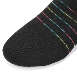 Women's Breathable Knit Jazz Dance Shoes – Lightweight Slip-On Soft Sole Ballroom Sneakers for Latin, Ballet, and Fitness Training