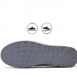 Women's Breathable Slip-On Platform Sneakers – Comfortable and Stylish Walking Shoes