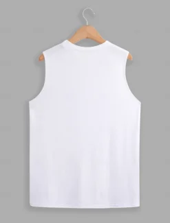 Women's Camisole Tank Top Sleeveless Round Neck White Asymmetrical Layered Elegant Draped Summer Spring Casual Workwear Regular Fit Versatile Top Clothing Apparel