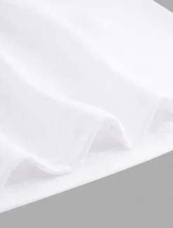 Women's Camisole Tank Top Sleeveless Round Neck White Asymmetrical Layered Elegant Draped Summer Spring Casual Workwear Regular Fit Versatile Top Clothing Apparel