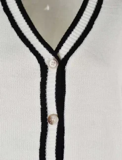 Women's Cardigan Fashion Streetwear Daily Color Block Open Front Knitted Long Sleeve Long Tops Knit Work White Navy Blue Fall Winter