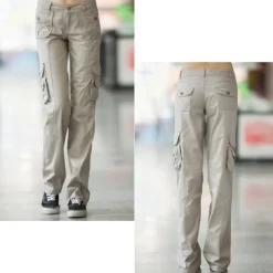 Women's Cargo Pants Hiking Pants Trousers Tactical Pants Military Summer Outdoor Ripstop Breathable Quick Dry Lightweight Pants / Trousers Bottoms Army gray Green Cotton Climbing Camping / Hiking