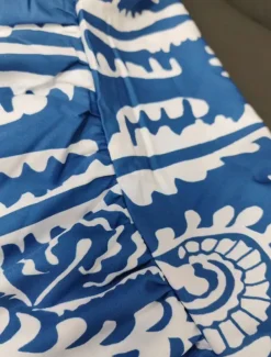 Women's Casual Dress Graphic Ruffle Print V Neck Long Dress Maxi Dress Ethnic Casual Daily Vacation 3/4 Length Sleeve Summer