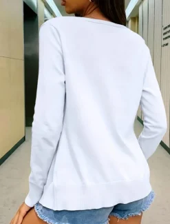 Women's Casual Jacket Comfortable Breathable Knitting Casual Plain Vacation Street Casual Daily Wear Open Front Short Collarless Regular Fit Long Sleeve Outerwear Black White Yellow Spring Fall