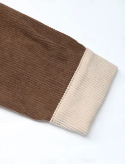 Women's Casual Jacket Outdoor Street Daily Wear Fall Winter Regular Coat Regular Fit Thermal Warm Breathable Stylish Casual Jacket Long Sleeve Plain with Pockets Brown