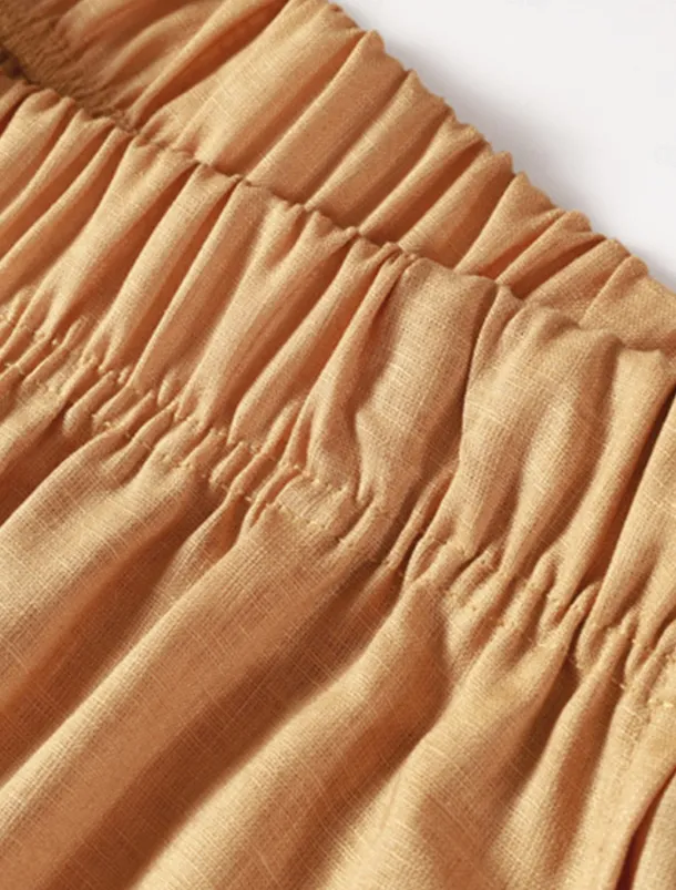 Women's Chinos Fashion Basic Full Length Medium Waist Plain Pocket Comfort Outdoor Inelastic Vacation Street Daily Earth Yellow Violet White Army Green Summer Spring Loose Fit