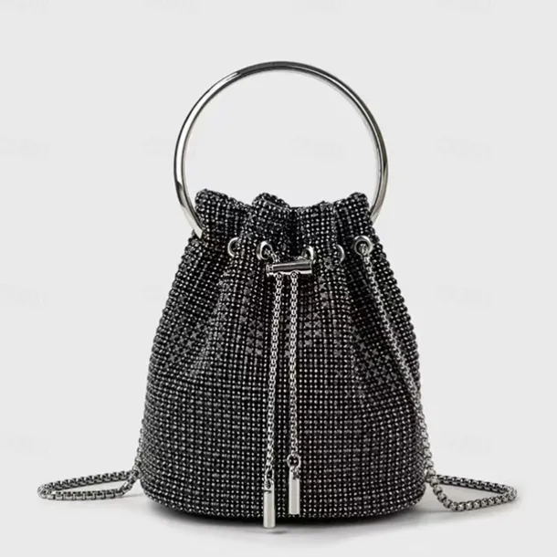 Women's Clutch Evening Bag PU Leather Wedding Party Chain Large Capacity Multi Carry Solid Color Silver Champagne Gold Black