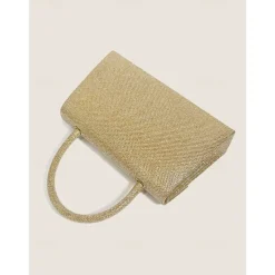 Women's Clutch Evening Bag Shoulder Bags Flap Bag Polyester Party Wedding Party Chain Large Capacity Multi Carry Solid Color Silver Black Champagne