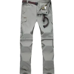 Women's Convertible Zip Off Pants Hiking Pants Trousers Summer Outdoor Waterproof Comfort Breathable Multi-Pockets Bottoms Black Army Green Hunting Fishing Climbing S M L XL XXL