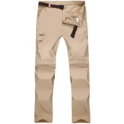 Women's Convertible Zip Off Pants Hiking Pants Trousers Summer Outdoor Waterproof Comfort Breathable Multi-Pockets Bottoms Black Army Green Hunting Fishing Climbing S M L XL XXL