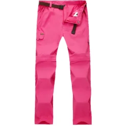 Women's Convertible Zip Off Pants Hiking Pants Trousers Summer Outdoor Waterproof Comfort Breathable Multi-Pockets Bottoms Black Army Green Hunting Fishing Climbing S M L XL XXL