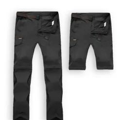 Women's Convertible Zip Off Pants Hiking Pants Trousers Summer Outdoor Waterproof Comfort Breathable Multi-Pockets Bottoms Black Army Green Hunting Fishing Climbing S M L XL XXL