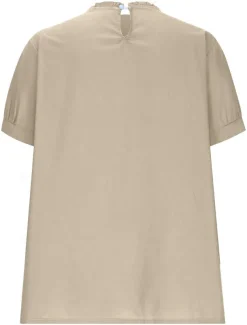 Women's Cotton Linen Blouse Solid Color Elegant Casual Short Sleeve V Neck Regular Tops Daily Holiday Pleated Black White Pink Purple Green Summer