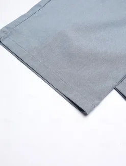 Women's Cotton Linen Sets Two Piece Sets Solid Color Fashion Round Neck Street Daily 2 Piece White Blue Khaki Gray Spring & Fall