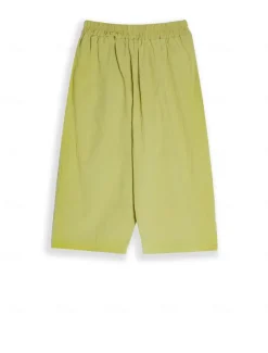 Women's Cotton Linen Shorts Linen-Inspired Pants Cotton Linen Pants Active Simple Casual Calf-Length High Waist Plain Pocket Comfy Breathability Soft Micro-elastic Vacation Weekend Black White Yellow