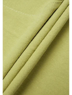 Women's Cotton Linen Shorts Linen-Inspired Pants Cotton Linen Pants Active Simple Casual Calf-Length High Waist Plain Pocket Comfy Breathability Soft Micro-elastic Vacation Weekend Black White Yellow