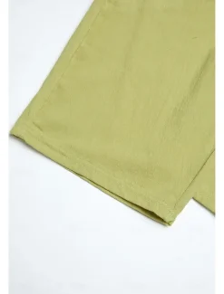 Women's Cotton Linen Shorts Linen-Inspired Pants Cotton Linen Pants Active Simple Casual Calf-Length High Waist Plain Pocket Comfy Breathability Soft Micro-elastic Vacation Weekend Black White Yellow